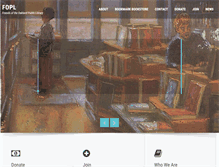 Tablet Screenshot of fopl.org